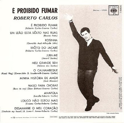 Roberto Carlos -  Proibido Fumar (1964)  proibido fumar traseira